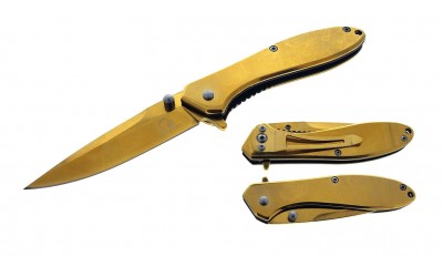 Falcon 8" Spring Assisted Pocket Knife KS3304GD Falcon 8" Spring Assisted Pocket Knife KS3304GD