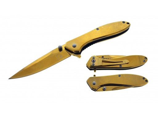 Falcon 8" Spring Assisted Pocket Knife KS3304GD