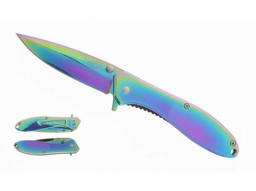 Falcon 8" Spring Assisted Pocket Knife KS3304RB