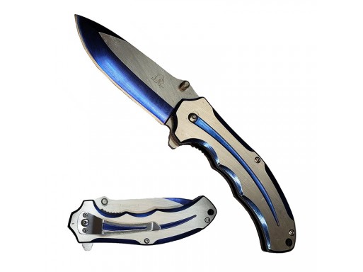 Falcon 7 3/4" Spring Assisted Pocket Knife KS3309BL