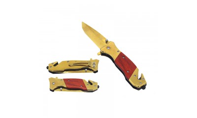 Falcon 8" Spring Assisted Pocket Knife KS33114GD Falcon 8" Spring Assisted Pocket Knife KS33114GD