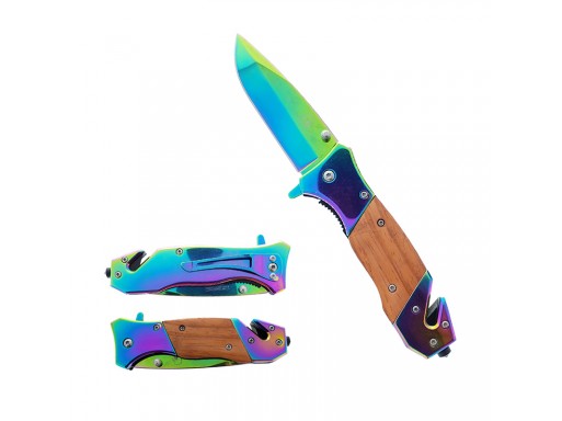 Falcon 8" Spring Assisted Pocket Knife KS33114RB