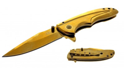 Falcon 6.5" Spring Assisted Pocket Knife KS33148GD Falcon 6.5" Spring Assisted Pocket Knife KS33148GD