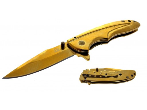 Falcon 6.5" Spring Assisted Pocket Knife KS33148GD