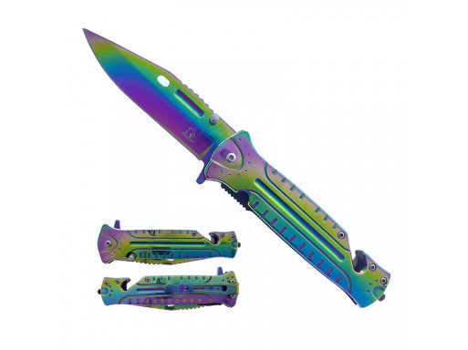 Falcon 6.5" Spring Assisted Pocket Knife KS33156RB