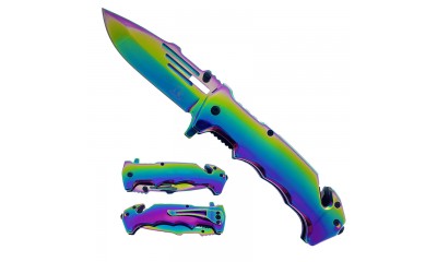 Falcon 8.5" Spring Assisted Knife KS33157RB Falcon 8.5" Spring Assisted Knife KS33157RB