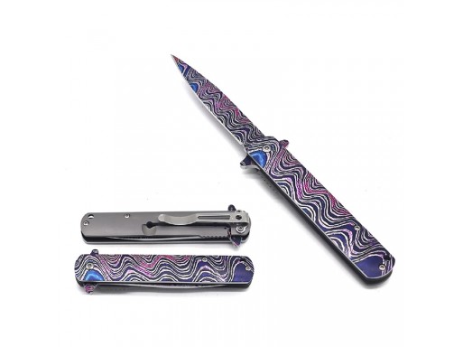 Falcon Spring Assisted Knife Artistic Design KS33188-2