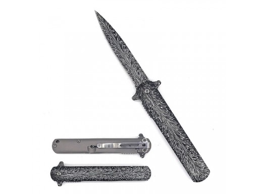 Falcon Spring Assisted Knife Artistic Design KS33188-3