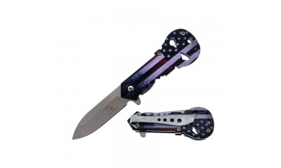 Falcon 4" Blade Spring Assisted Knife Skull Handle KS33197US Falcon 4" Blade Spring Assisted Knife Skull Handle KS33197US