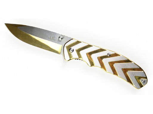 Falcon 7 3/4" Spring Assisted Pocket Knife KS33216GD