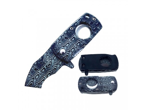 Falcon Spring Assisted Pocket Knife Cigar Cutter KS33217DA