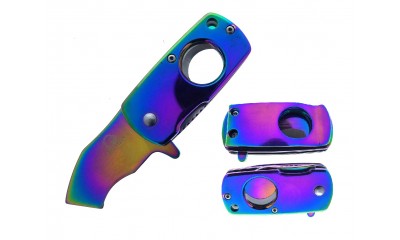 Falcon Spring Assisted Pocket Knife Cigar Cutter KS33217RB Falcon Spring Assisted Pocket Knife Cigar Cutter KS33217RB