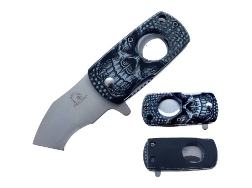 Falcon Spring Assisted Pocket Knife Cigar Cutter KS33217SK