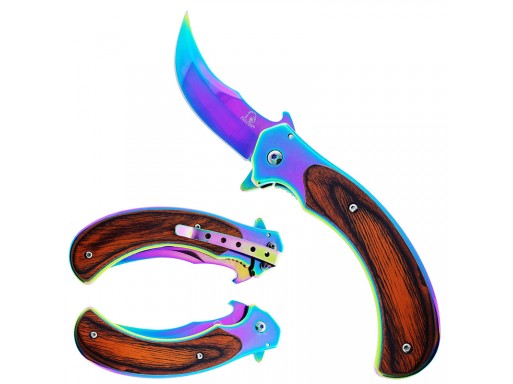 Falcon 8.25" Spring Assisted Pocket Knife KS33290RB