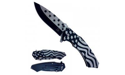 Falcon 6 7/8" Spring Assisted Pocket Knife KS33299BK Falcon 6 7/8" Spring Assisted Pocket Knife KS33299BK