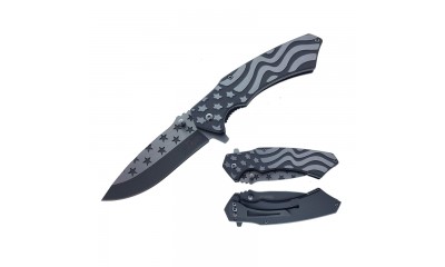 Falcon 6 7/8" Spring Assisted Pocket Knife KS33299GY Falcon 6 7/8" Spring Assisted Pocket Knife KS33299GY