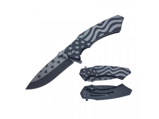 Falcon 6 7/8" Spring Assisted Pocket Knife KS33299GY