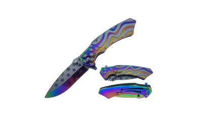Falcon 6 7/8" Spring Assisted Pocket Knife KS33299RB Falcon 6 7/8" Spring Assisted Pocket Knife KS33299RB