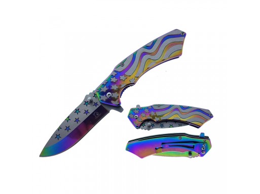 Falcon 6 7/8" Spring Assisted Pocket Knife KS33299RB