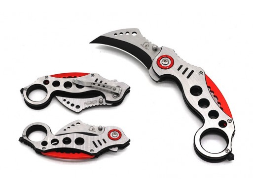 Falcon 7" Spring Assisted Karambit Knife KS33392BK