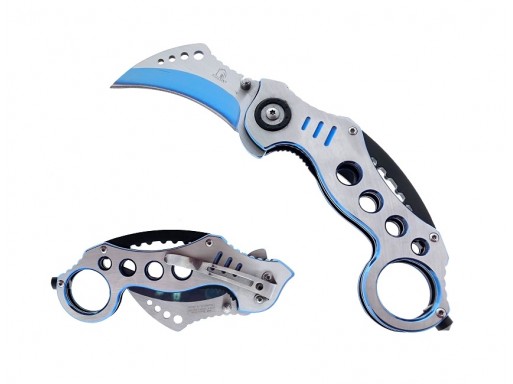 Falcon 7" Spring Assisted Karambit Knife KS33392BL