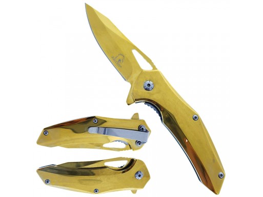 Falcon 6.5" Spring Assisted Pocket Knife KS33407GD