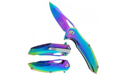 Falcon 6.5" Spring Assisted Pocket Knife KS33407RB Falcon 6.5" Spring Assisted Pocket Knife KS33407RB