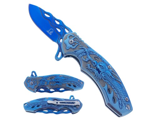 Falcon 8" Spring Assisted Pocket Knife KS3603BL