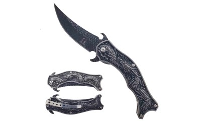Falcon 8" Spring Assisted Pocket Knife KS3604BK Falcon 8" Spring Assisted Pocket Knife KS3604BK