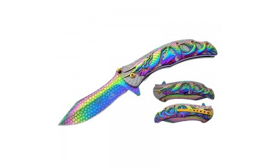 Falcon 8.25" Spring Assisted Pocket Knife KS3608RB Falcon 8.25" Spring Assisted Pocket Knife KS3608RB