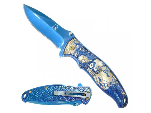 Falcon 8 1/4” Spring Assisted Pocket Knife KS3609BL