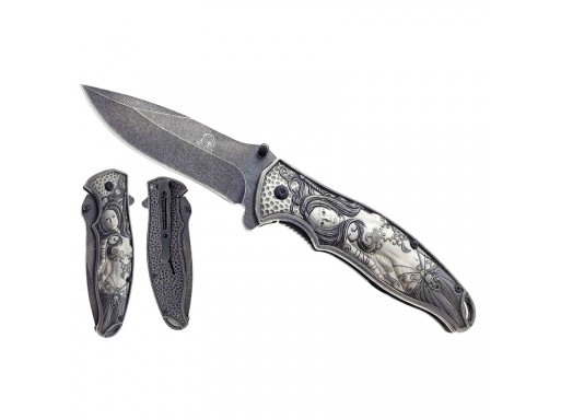 Falcon 8 1/4” Spring Assisted Pocket Knife KS3609GY