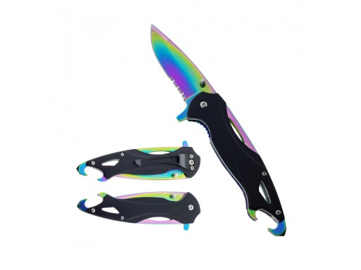 Falcon 7.75" Spring Assisted Pocket Knife KS32164RB