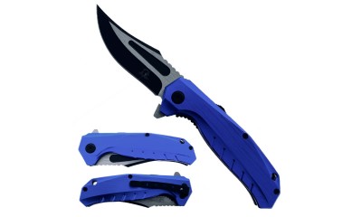 Falcon 7.75" Semi-Automatic Spring Assisted Pocket Knife KS2686BL Falcon 7.75" Semi-Automatic Spring Assisted Pocket Knife KS2686BL