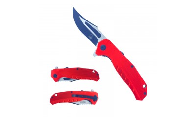 Falcon 7.75" Semi-Automatic Spring Assisted Pocket Knife KS2686RD Falcon 7.75" Semi-Automatic Spring Assisted Pocket Knife KS2686RD