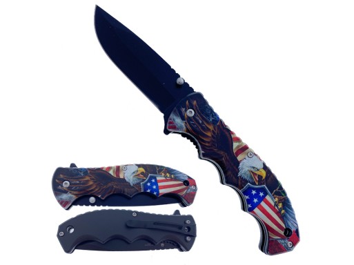 Falcon 8 3/8" Spring Assisted Pocket Knife KS2829EF-1
